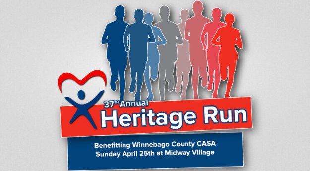 2021 37th annual Heritage Run benefiting Winnebago County CASA